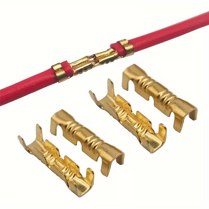 300Pcs U-Shaped Non-Insulated Crimp Wire Terminals