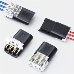 50-Pack 3-Way Quick Splicing Wire Connectors